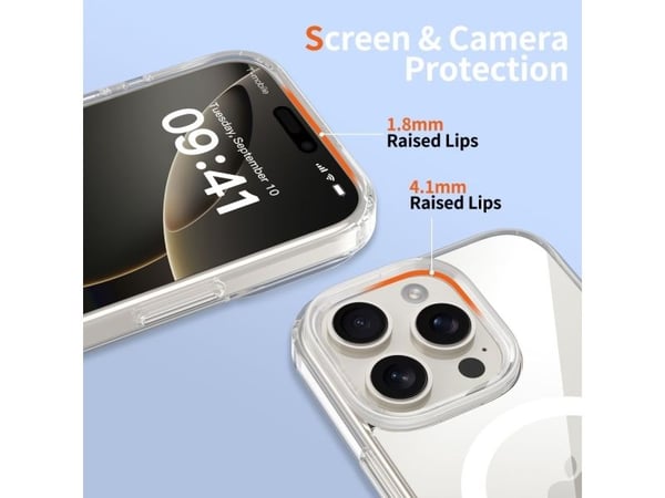 TECH-PROTECT FLEXAIR HYBRID CC MAGSAFE IPHONE 16 PRO CLEAR