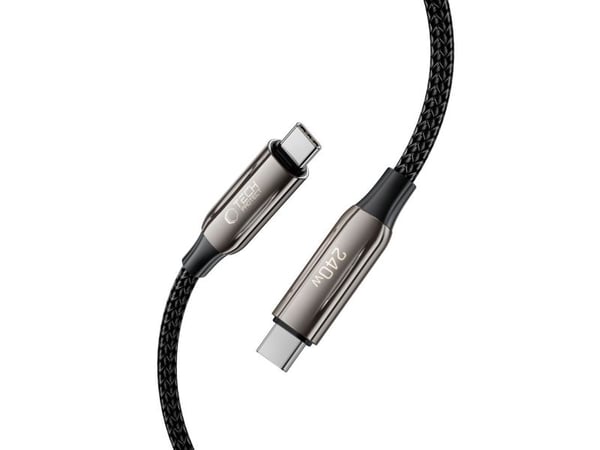 USB-kabel Tech-Protect USB-C till USB-C - 2 m - svart (5906302370610)