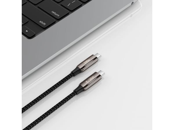 USB-kabel Tech-Protect USB-C till USB-C - 2 m - svart (5906302370610)