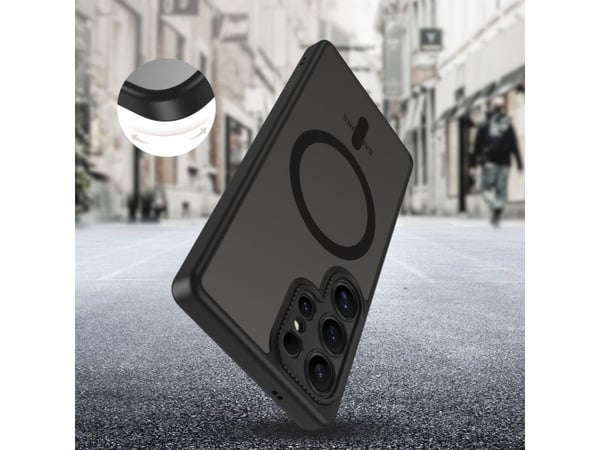 Tech-Protect MagCam MagSafe etui til Samsung Galaxy S25 Ultra - sort