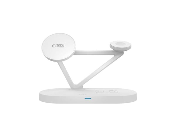 Tech-Protect trådløs lader A41 3-i-1 QI15W, hvit