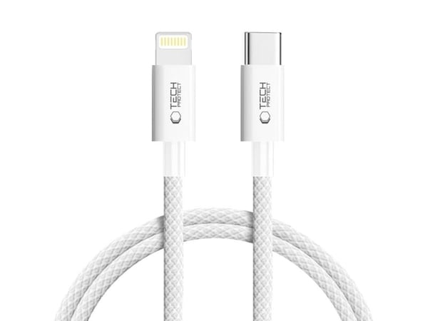 USB-kabel Tech-Protect USB-C - Lightning 1 m grå (5906302380947)