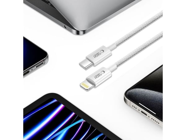 USB-kabel Tech-Protect USB-C - Lightning 1 m grå (5906302380947)