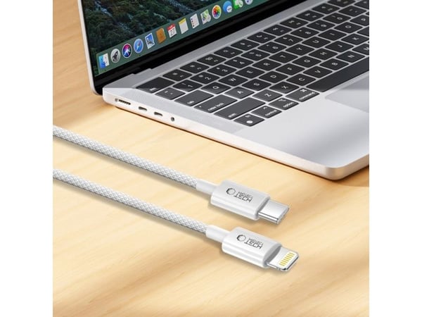 USB-kabel Tech-Protect USB-C - Lightning 1 m grå (5906302380947)