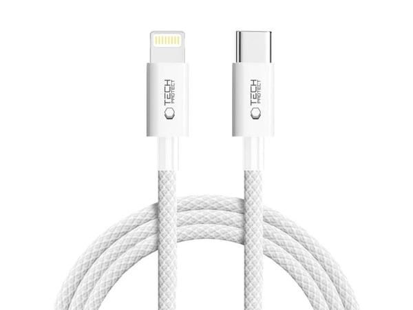 USB-kabel Tech-Protect USB-C - Lightning 2 m grå (5906302380954)