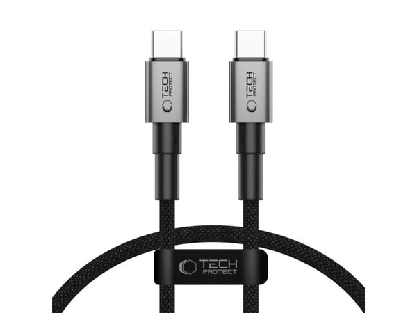 Tech-Protect USB-kabel USB-C til USB-C 0,25 m grå (5906302380756)