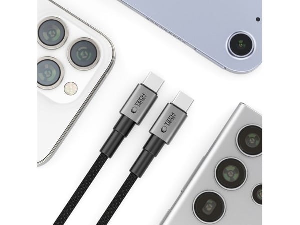 Tech-Protect USB-kabel USB-C til USB-C 0,25 m grå (5906302380756)