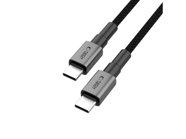 Tech-Protect USB-C till USB-C-kabel 2 m grå (5906302380831)
