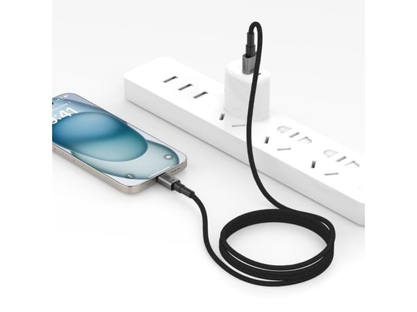USB-kabel Tech-Protect USB-A till USB-C 2 m grå (5906302380732)