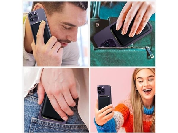 TECH-PROTECT MAGWALLET Magsafe universell magnetisk kortholder navy blue