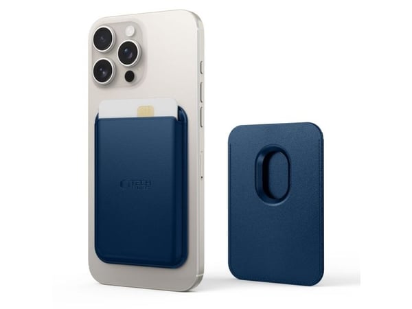 TECH-PROTECT MAGWALLET Magsafe universell magnetisk kortholder navy blue