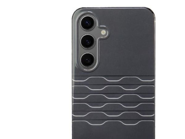 Audi IML Geometric Pattern-deksel S24 S921 - svart/svart hardcase AU-IMLS24-A6/D3-BK