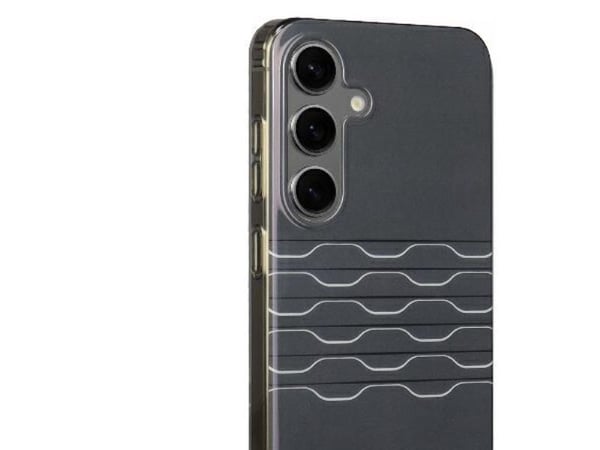 Audi IML Geometric Pattern-deksel S24 S921 - svart/svart hardcase AU-IMLS24-A6/D3-BK