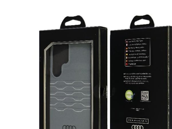 Audi IML-etui med geometrisk mønster S24 Ultra S928 - grå/grå hardcase AU-IMLS24U-A6/D3-GY