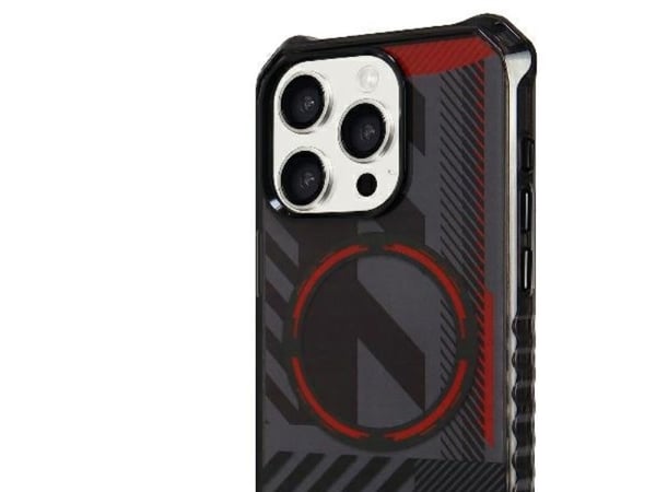 Audi IML Sport MagSafe-skal till iPhone 15 Pro 6,1" svart/svart hårdskal AU-IMLMIP15P-RSQ/D2-BK