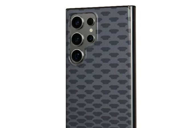 Audi IML-sömnadsmönster MagSafe-fodral S24 Ultra S928 black/black hårt skal AU-IMLMS24U-Q5/D3-BK