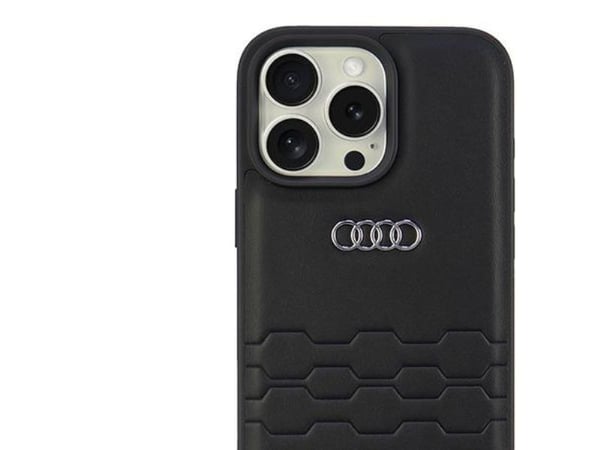 Audi hardcase till iPhone 16 Pro Max i 6,9" svart/svart AU-TPUPCIP16PM-GT/D2-BK