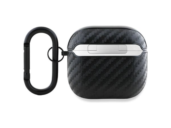 BMW BMA4CMPUCA AirPods 4-skydd svart/svart PU Carbon M Collection