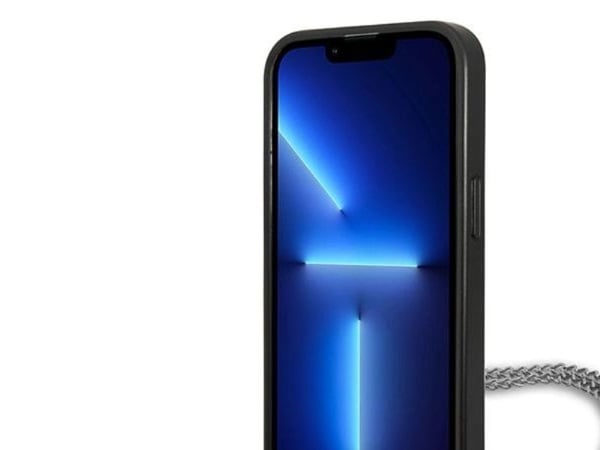 Karl Lagerfeld monogram plaque-deksel til iPhone 13 Pro / 13 6.1" - svart