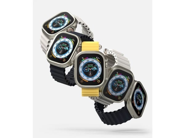Ringke RINGKE SLIM 2-PACK Apple Watch ULTRA (49 mm) klar & titaniumgrå
