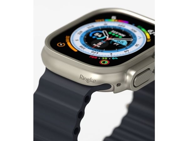Ringke RINGKE SLIM 2-PACK Apple Watch ULTRA (49 mm) klar & titaniumgrå
