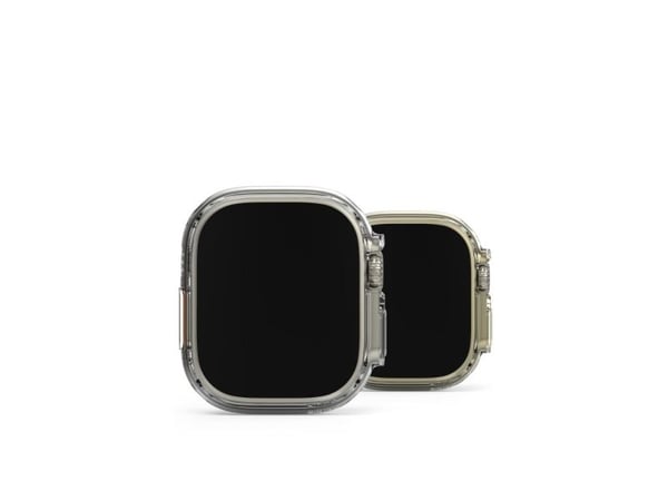 Ringke Slim 2-pack kotelo Apple Watch Ultra 1/2 (49 mm) - kirkas ja titaani