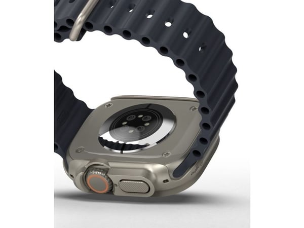 Ringke Slim 2-pack kotelo Apple Watch Ultra 1/2 (49 mm) - kirkas ja titaani