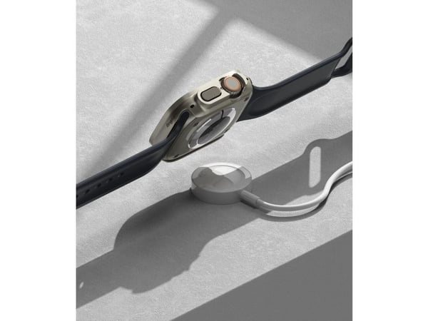 Ringke Slim 2-pack kotelo Apple Watch Ultra 1/2 (49 mm) - kirkas ja titaani