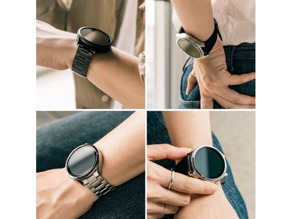RINGKE SLIM 2-PACK GALAXY WATCH 6 CLASSIC (43 MM) CLEAR & BLACK