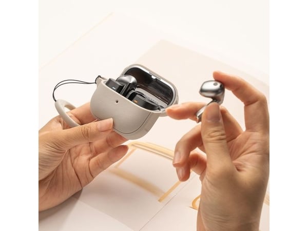 Ringke Onyx Magnetic MagSafe Samsung Galaxy Buds 3 / 3 Pro Warm Grey