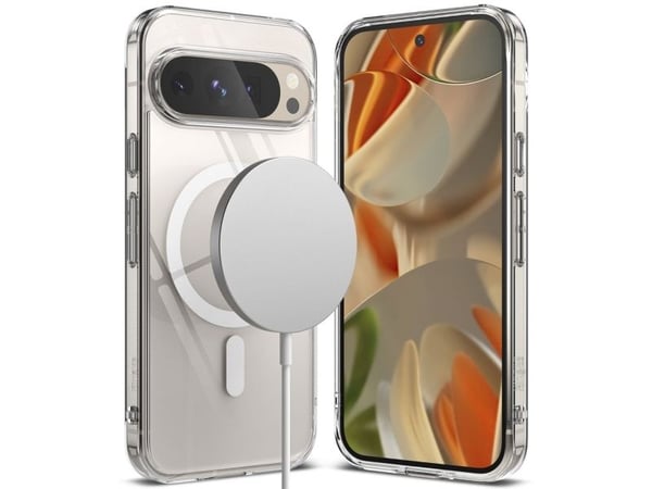 Ringke Fusion MagSafe-etui for Google Pixel 9 / 9 Pro - Klar