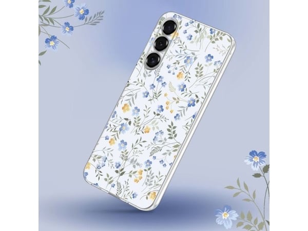 Tech-Protect FlexAir-deksel for Samsung Galaxy S25 - tusenfryd med blader