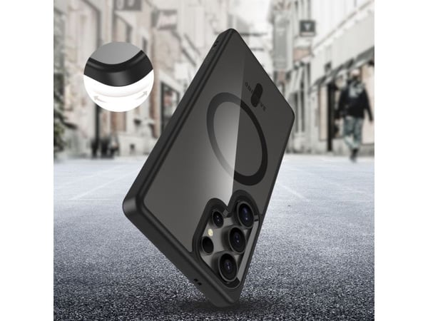 Tech-Protect Magmat Magsafe for Galaxy S25 Ultra Transparent Black