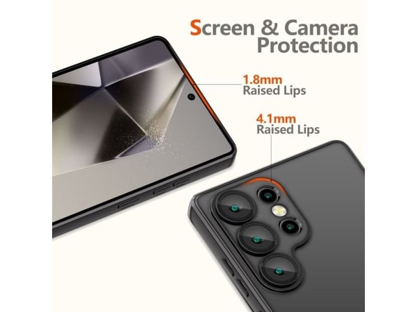 "MagFlex Magsafe Case Galaxy S25 Ultra" Kiiltävä musta
