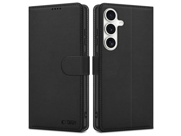 Tech-Protect lommebokdeksel til Samsung Galaxy S25 - svart