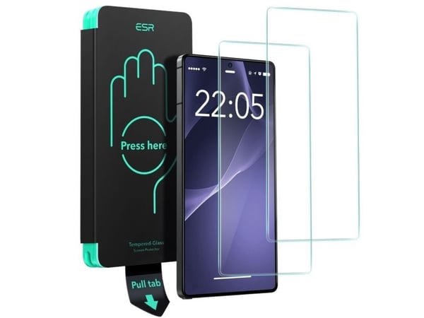 ESR herdet glass 2-pakning for Samsung Galaxy S25 Ultra - gjennomsiktig