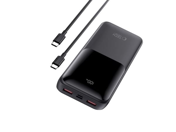 TECH-PROTECT PB02 powerbank 20000mAh 22,5W svart