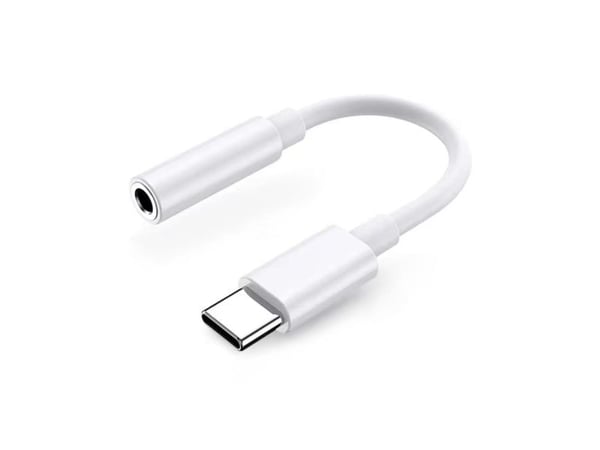 Mobeen Designed for Samsung, GP-TGU023AEA, USB-C, 3.5 mm, Hvid