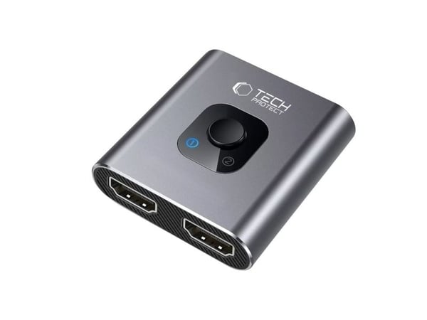 TECH-PROTECT HB07 hubb-adapter 2-i-1 HDMI 4K 60Hz space grey