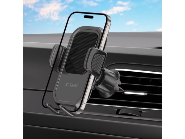 Tech-Protect V8 autoteline CD-paikkaan tai tuuletusaukkotelineeseen - Musta