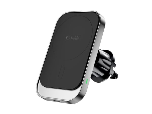 TECH-PROTECT MM15W-V9 MAGNETIC MAGSAFE DASHBOARD & VENT CAR MOUNT WIRELESS CHARGER 15W BLACK