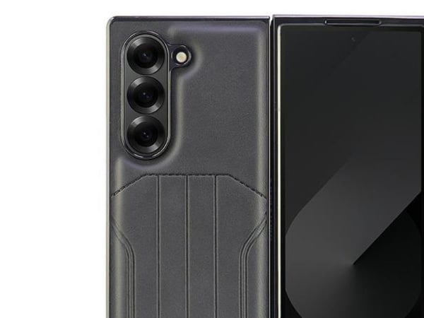 Audi syntetläder MagSafe-fodral för Samsung Galaxy Z Fold 6 - svart