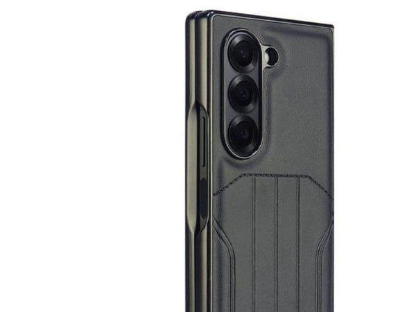 Audi syntetläder MagSafe-fodral för Samsung Galaxy Z Fold 6 - svart