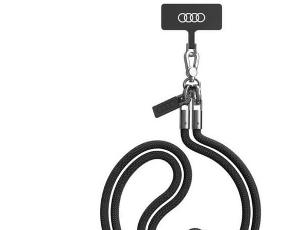 Audi Audi universal telefonsnor 120cm 6mm crossbody svart/svart AU-CBL8-R8/D1-BK