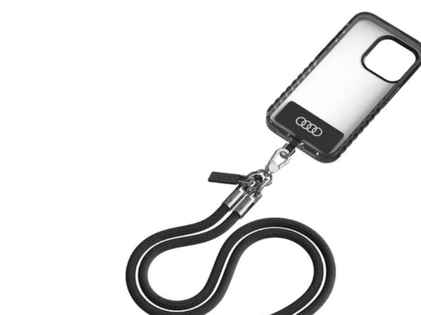 Audi Audi universal telefonsnor 120cm 6mm crossbody svart/svart AU-CBL8-R8/D1-BK