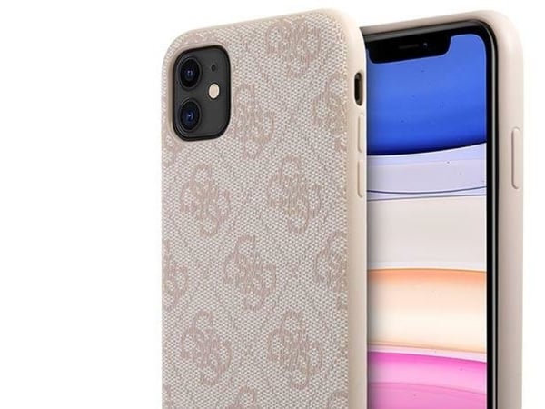 Guess 4G Stripe Collection fodral till iPhone 11 / Xr 6,1" - rosa