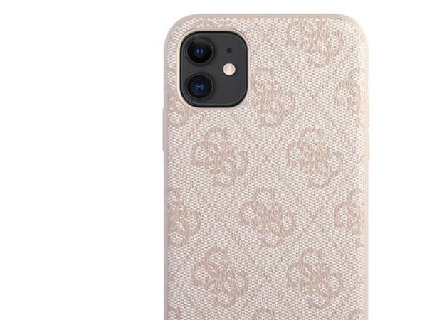 Guess 4G Stripe Collection fodral till iPhone 11 / Xr 6,1" - rosa