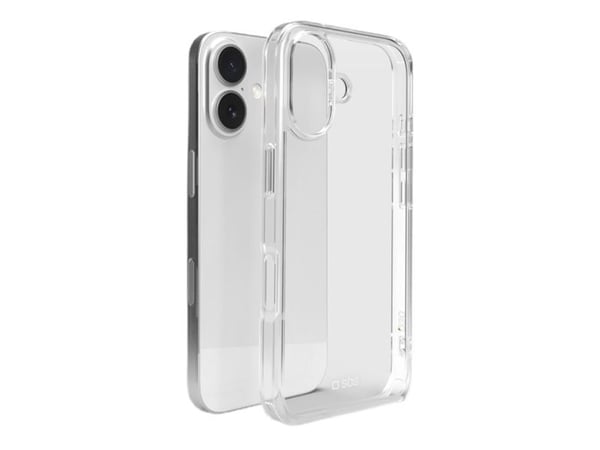SBS TED3OCOVIPSE25, Mobilskal, Apple, iPhone 16E, 15,5 cm (6.1"), Transparent