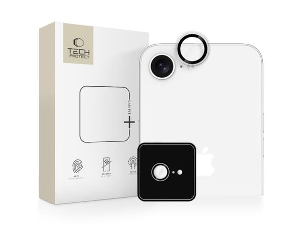Tech-Protect kameraskydd CAMRING FIT+ till iPhone SE 4 2025 CLEAR