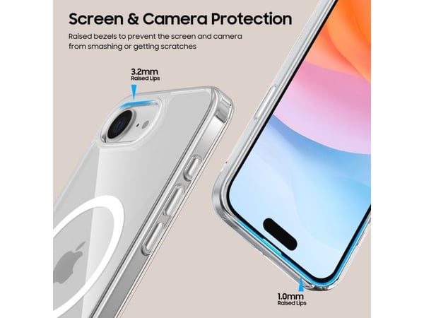 Hurtel: Tech-Protect FlexAir Hybrid MagSafe-etui til iPhone 16e/17e - klar